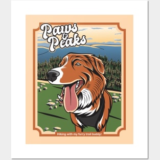 Paws And Peaks! Toller Nova Scotia Duck Tolling Retriever Posters and Art